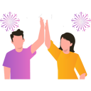 پیش‌نمایش فایل boy-and-girl-are-enjoying-the-new-year-party-7347804 از پک سال نو مبارک