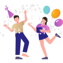 پیش‌نمایش فایل boy-and-girl-are-enjoying-the-new-year-party-7347810 از پک سال نو مبارک