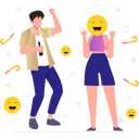 پیش‌نمایش فایل boy-and-girl-are-partying-on-new-year-7347723 از پک سال نو مبارک