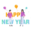 پیش‌نمایش فایل boy-and-girl-celebrating-new-year-7347754 از پک سال نو مبارک