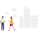 پیش‌نمایش فایل boy-and-girl-celebrating-new-year-with-crackers-7347732 از پک سال نو مبارک