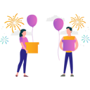 پیش‌نمایش فایل boy-and-girl-holding-gifts-for-new-year-7347767 از پک سال نو مبارک