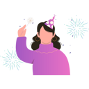 پیش‌نمایش فایل girl-celebrating-new-year-with-fireworks-7347762 از پک سال نو مبارک