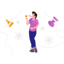 پیش‌نمایش فایل girl-enjoying-new-year-with-wine-7347794 از پک سال نو مبارک
