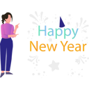 پیش‌نمایش فایل girl-is-wishing-happy-new-year-7347805 از پک سال نو مبارک