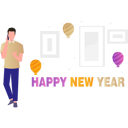 پیش‌نمایش فایل the-boy-is-calling-for-new-year-greetings-7347729 از پک سال نو مبارک
