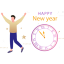 پیش‌نمایش فایل the-boy-is-celebrating-the-new-year-7347727 از پک سال نو مبارک
