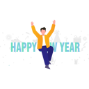 پیش‌نمایش فایل the-boy-is-celebrating-the-new-year-7347802 از پک سال نو مبارک