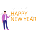 پیش‌نمایش فایل the-boy-is-wishing-for-a-new-year-7347747 از پک سال نو مبارک