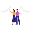 پیش‌نمایش فایل the-couple-is-celebrating-the-new-year-7347789 از پک سال نو مبارک