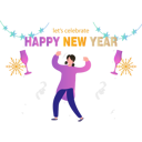 پیش‌نمایش فایل the-girl-is-celebrating-the-new-year-7347739 از پک سال نو مبارک