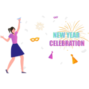پیش‌نمایش فایل the-girl-is-celebrating-the-new-year-7347751 از پک سال نو مبارک