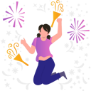 پیش‌نمایش فایل the-girl-is-celebrating-the-new-year-7347798 از پک سال نو مبارک