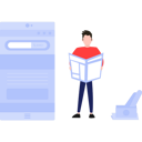 پیش‌نمایش فایل boy-holding-paper-in-hhand-7487478 از پک وبسایت