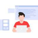 پیش‌نمایش فایل boy-working-on-his-laptop-7487486 از پک وبسایت