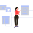 پیش‌نمایش فایل girl-looking-at-data-statistics-7487490 از پک وبسایت