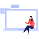 پیش‌نمایش فایل girl-working-on-coding-7487399 از پک وبسایت