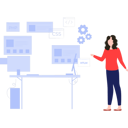 پیش‌نمایش فایل girl-working-on-codings-7487420 از پک وبسایت