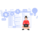 پیش‌نمایش فایل girl-working-on-her-laptop-7487677 از پک وبسایت