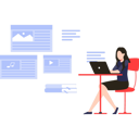 پیش‌نمایش فایل girl-working-on-her-laptop-7487689 از پک وبسایت