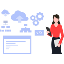 پیش‌نمایش فایل girl-working-on-software-programming-7487686 از پک وبسایت