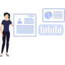 پیش‌نمایش فایل girl-working-on-web-page-7487692 از پک وبسایت
