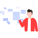 پیش‌نمایش فایل guy-working-on-website-program-7487694 از پک وبسایت