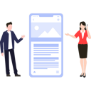پیش‌نمایش فایل team-looking-at-mobile-7487484 از پک وبسایت