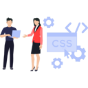 پیش‌نمایش فایل team-working-on-css-coding-7487481 از پک وبسایت