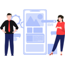 پیش‌نمایش فایل team-working-on-mobile-development-7487473 از پک وبسایت