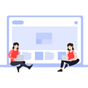 پیش‌نمایش فایل team-working-on-their-laptops-7487680 از پک وبسایت