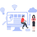 پیش‌نمایش فایل team-working-on-website-7487404 از پک وبسایت