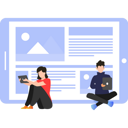 پیش‌نمایش فایل team-working-on-website-7487494 از پک وبسایت
