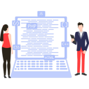 پیش‌نمایش فایل team-working-on-website-coding-7487684 از پک وبسایت