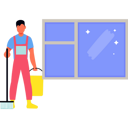 پیش‌نمایش فایل boy-holding-cleaning-brush-with-bucket-7496327 از پک تمیزکاری پنجره