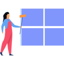 پیش‌نمایش فایل girl-cleaning-window-7496329 از پک تمیزکاری پنجره