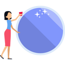 پیش‌نمایش فایل girl-cleaning-window-7496338 از پک تمیزکاری پنجره