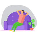 پیش‌نمایش فایل boy-is-resting-on-couch-7496083 از پک فعالیت‌های آخر هفته