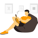 پیش‌نمایش فایل boy-listening-to-music-on-phone-7496101 از پک فعالیت‌های آخر هفته