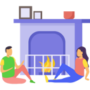 پیش‌نمایش فایل couple-sitting-at-fireplace-7496081 از پک فعالیت‌های آخر هفته
