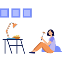 پیش‌نمایش فایل girl-is-eating-on-floor-7496100 از پک فعالیت‌های آخر هفته