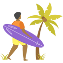 پیش‌نمایش فایل man-going-for-surfing-7496090 از پک فعالیت‌های آخر هفته