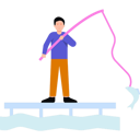 پیش‌نمایش فایل boy-has-caught-a-fish-7603592 از پک ماهیگیری