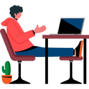 پیش‌نمایش فایل boy-is-sitting-at-the-working-table-7542276 از پک کار از خانه