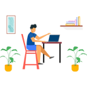 پیش‌نمایش فایل boy-is-working-at-the-table-7542282 از پک کار از خانه