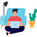 پیش‌نمایش فایل boy-is-working-from-home-7542249 از پک کار از خانه