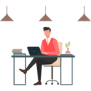 پیش‌نمایش فایل boy-is-working-from-home-7542280 از پک کار از خانه