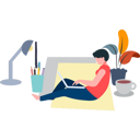 پیش‌نمایش فایل boy-is-working-on-the-laptop-7542252 از پک کار از خانه