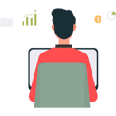 پیش‌نمایش فایل boy-is-working-on-the-monitor-7542287 از پک کار از خانه