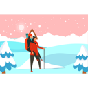 پیش‌نمایش فایل boy-carries-girl-on-back-while-hiking-7502265 از پک زمستان
